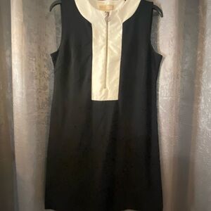 Michael Kors Black and White Mini Dress